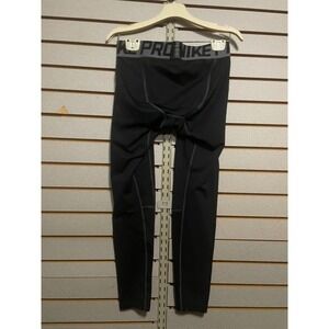 Nike Pro Mens Black Compression Tights Leggings Athletic Workout Gear Size L